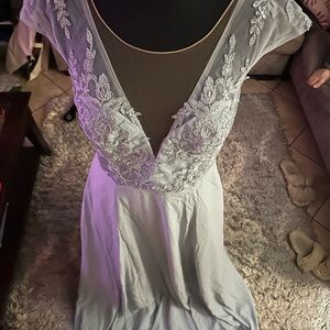 Elegant Light Blue Dress